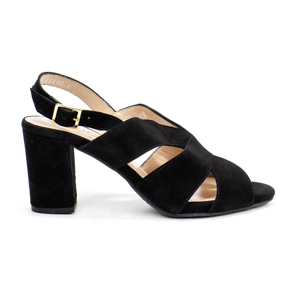 NEW ERIC MICHAEL women's lark slingback dress sandal in kid suede